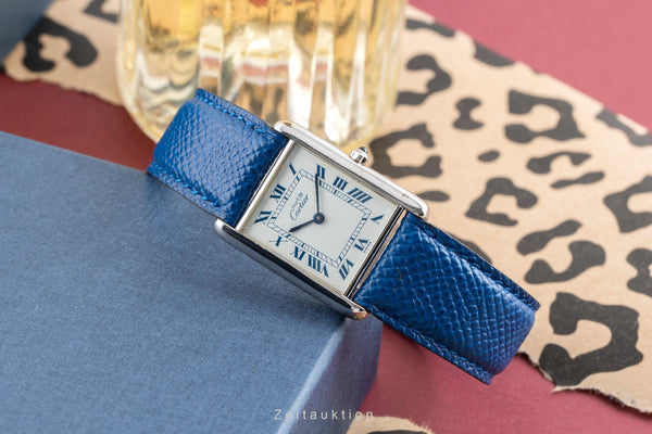gebrauchte Luxusuhr Cartier Tank Silber Quarz Kal. 81 Ref. 681006   | 2504124 2504124_03.jpg