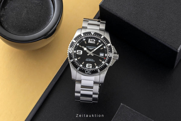 gebrauchte Luxusuhr Longines Hydro Conquest Stahl Automatik Kal. L888.5 Ref. L3.742.4.56.6  | 2600964 2600964_04.jpg